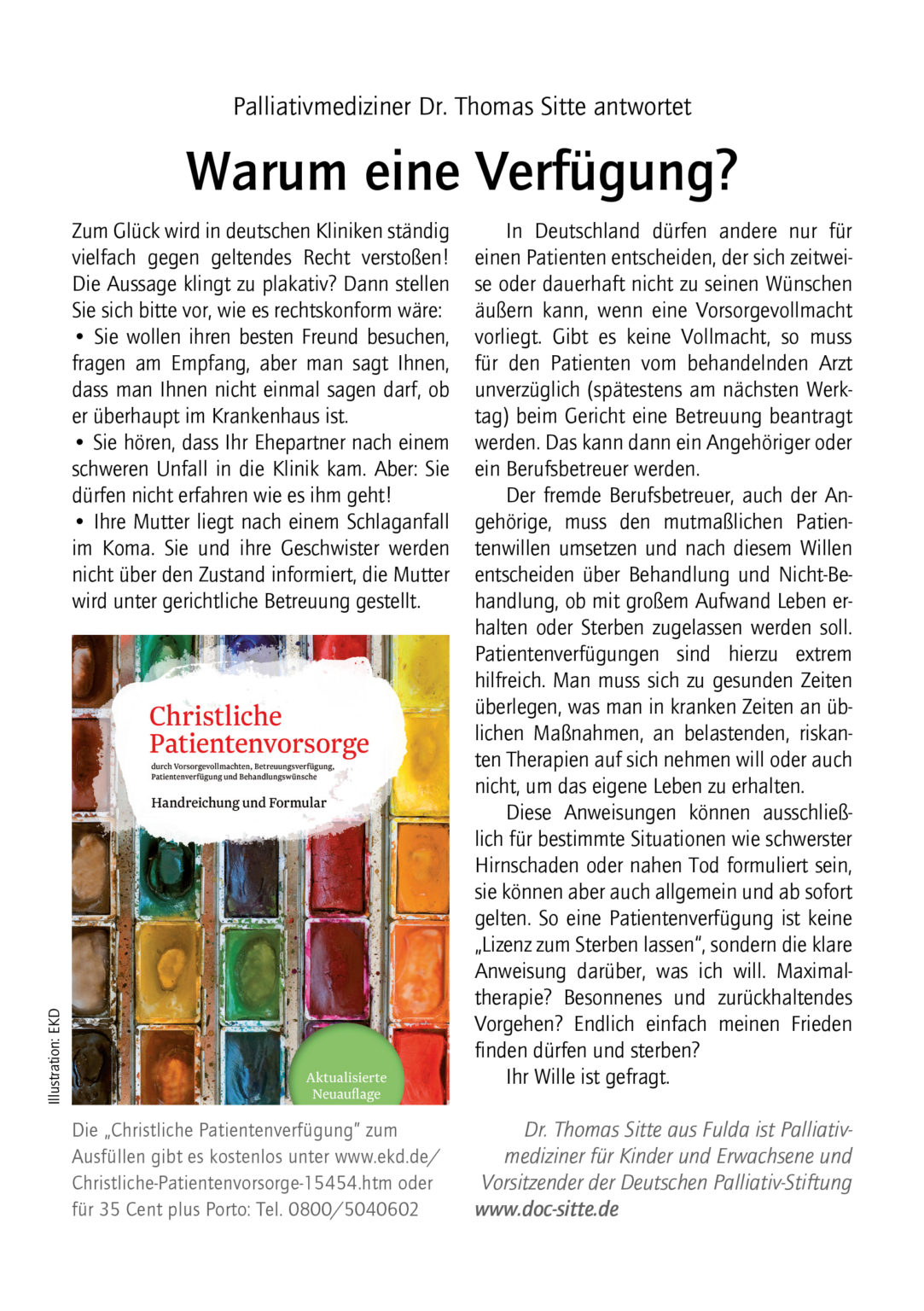 Christliche Patientenverfügung